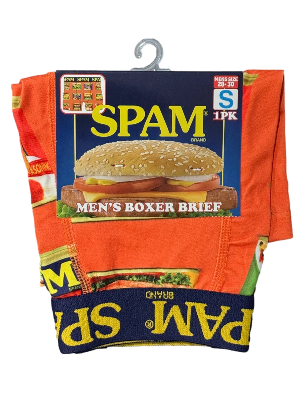 Mens Spam Licensed Boxer Briefs - Size Small - NWT